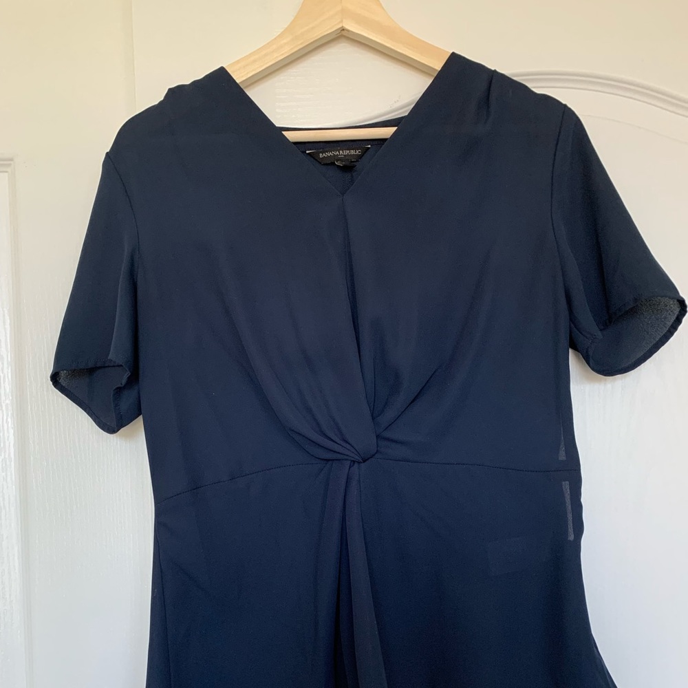 Navy shell that is great under a suit